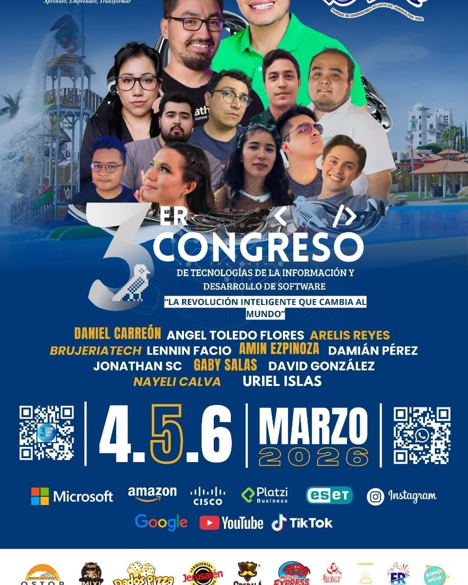 UTVM realizará congreso estatal de Tecnologías de la Información y Desarrollo de&nbsp;Software.